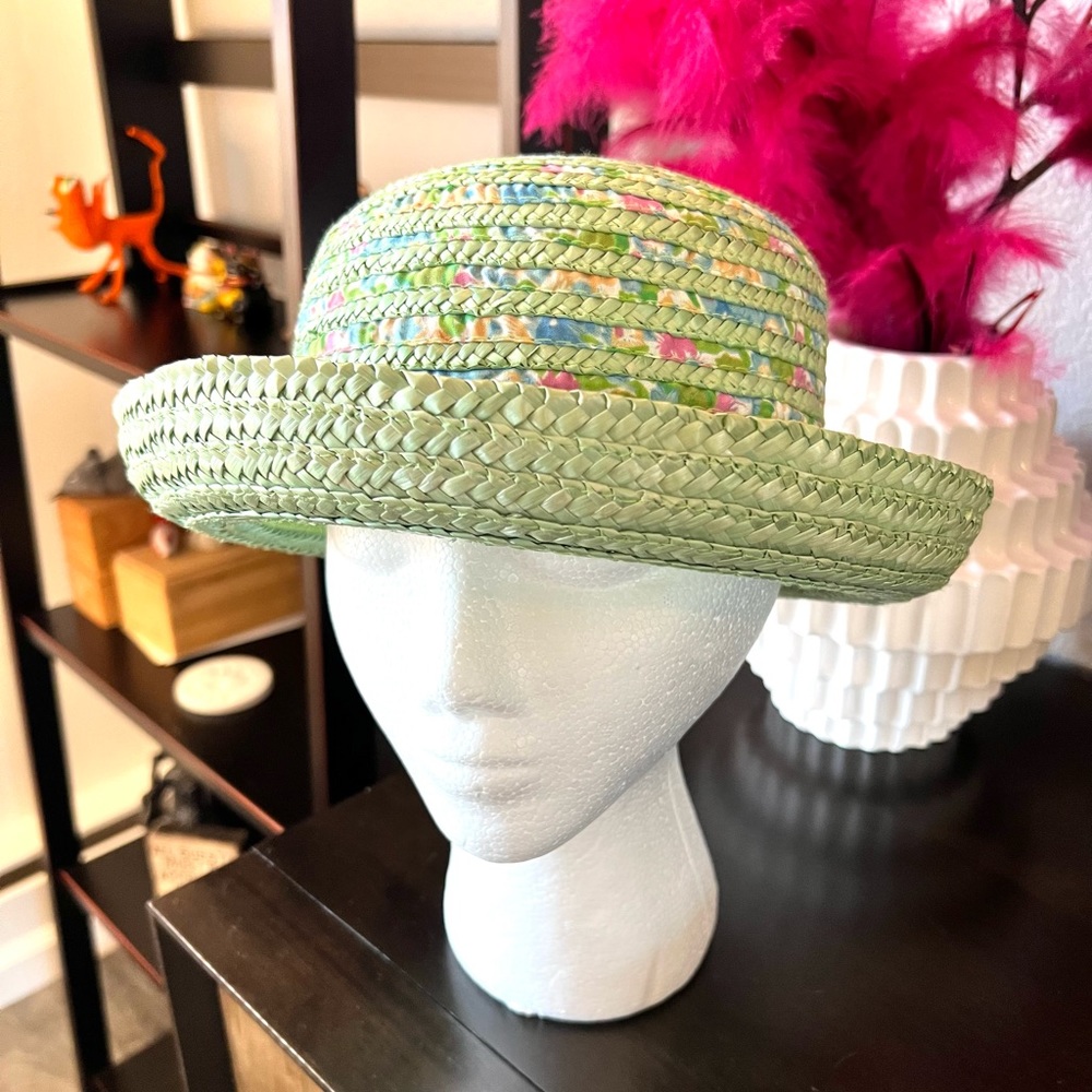 Green Straw Summer Hat